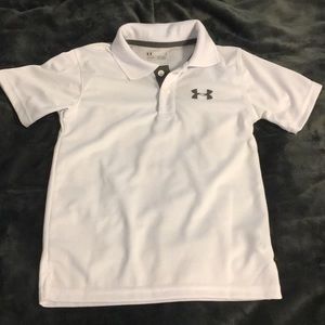 UA drifit polo, size 6